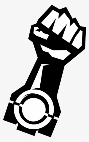 Black White Fist - Logo De Motor Png