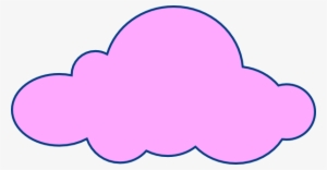 Clipart Cloud Outline Clipart Best - Pink Clouds Clip Art