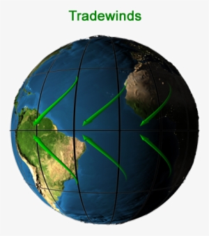Thus, In The Northern Hemisphere Below The Subtropical - Trade Wind Meaning