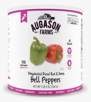 Augason Farms® Dehydrated Diced Red & Green Bell Peppers