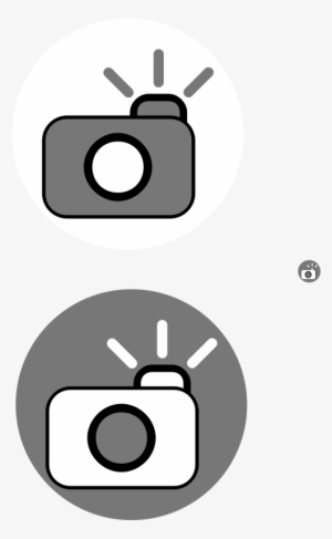 Clipart - Camera Icons - Vetor Camera Flash Png