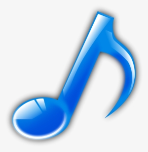 Image Clip Art Download - Blue Music Note Png
