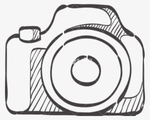 Camera Clip Line Drawing - Camera Outline