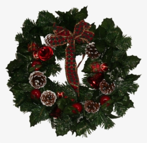 Download Icon Vectors Free Christmas Wreath - Christmas Wreaths In Png