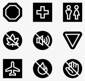 Public Signs 60 Icons - Icon