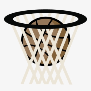 Baketball In Net Svg Scrapbook Title Basketball Svg - Scalable Vector Graphics