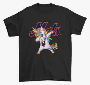 New York Mets Unicorn Dabbing Baseball Sports Shirts - Unicorn Land Rover T Shirt