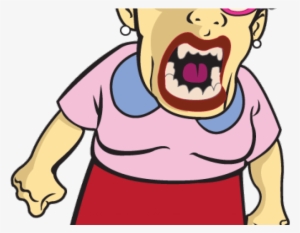 Transparent Background Angry Teacher