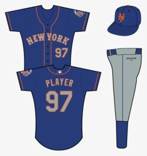New York Mets - Cleveland Indians Baseball Uniform
