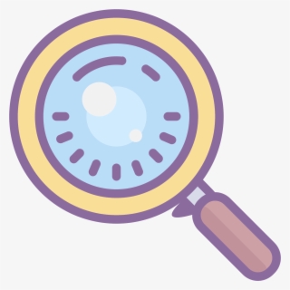 This Icon Is Supposed To Represent A Magnifying Glass - Printable Clock