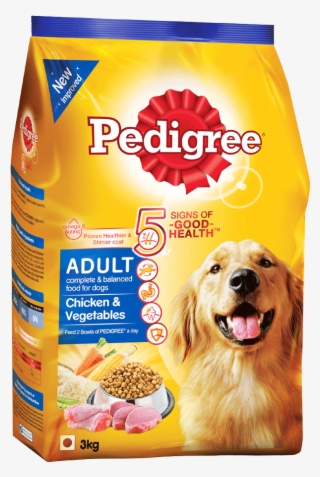 Pedigree Dog Food Adult Beef Flavor 3 Kg - Pedigree Adult Chicken & Vegetable