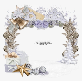 Old Man Winter Tag And Free Cluster Frame - Cluster Frame Winter Png