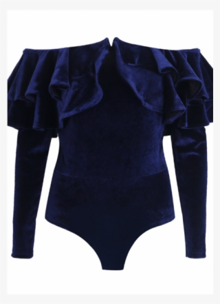 Ruffle Top Bodysuit - Clothing