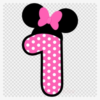 Minnie Mouse Png Clipart Minnie Mouse Mickey Mouse - Numero 1 Minnie Rosa