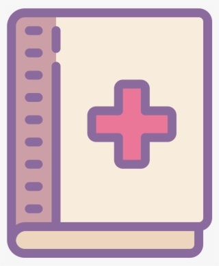 Health Book Icon - Dictionary Draw Icon Png Black