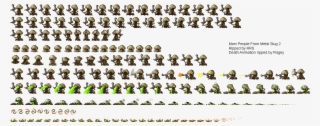 Click For Full Sized Image Mars People - Metal Slug 2 Enemies