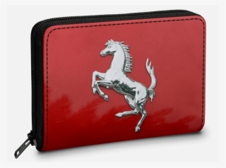 Dailyobjects Ferrari Rosso Reflection Zipper Slim Card - Wallet