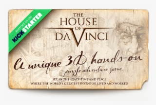 The House Of Da Vinci Is Unique And Authentic 3d Puzzle - Calligraphy