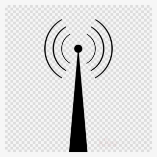 Radio Tower Vector Png Clipart Telecommunications Tower - Vector Graphics