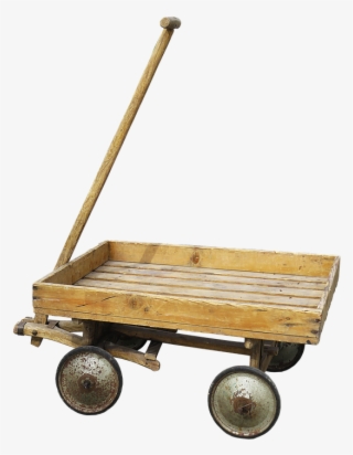 Stroller, Handcart, Cart, Wood Car, Wooden Cart - Cart