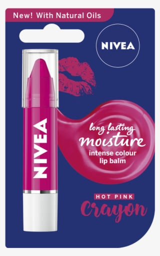 Hot Pink Crayon - Nivea Lip Balm Crayon
