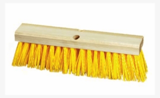 18 Inch Stiff Yellow Street Sweeper Push Broom Head