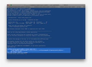 Swarm Join - Ssh
