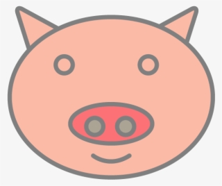Pig - Animal - Icon - Free Material - Simbolo De Proteccion Civil