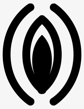 The Icon Is Shaped Like Two Parentheses Facing Each - Vagina Icon White