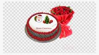 Cakes For Christmas Png Clipart Chocolate Cake Christmas - Clip Art