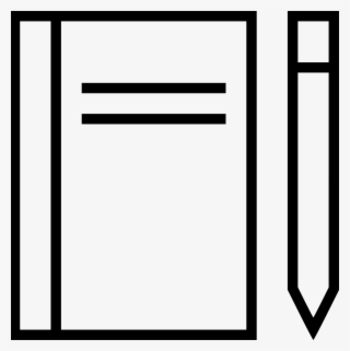 Png File Svg - Buku Dan Pensil Icon Png