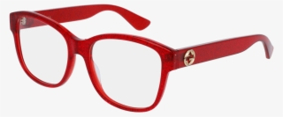 Gg0038o-004 Red Eyeglasses / Demo Lenses - Gucci Gg0038o