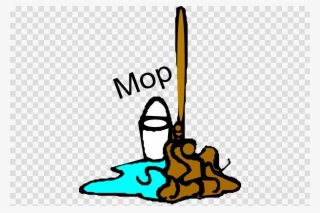 Mop And Bucket Clipart Mop Bucket Cart Cleaning - Mop Clip Art