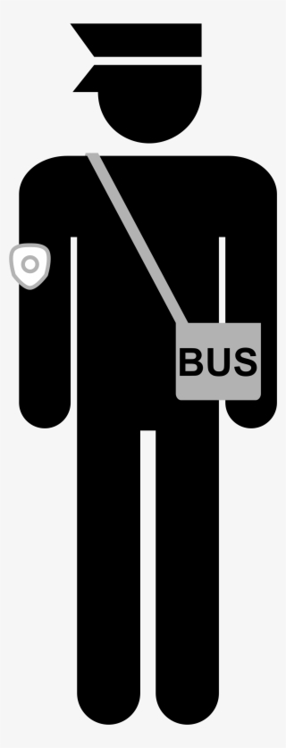 Open - Bus Conductor Clipart Png