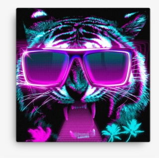 Miami Vice Tiger Canvas - Тигр Майами