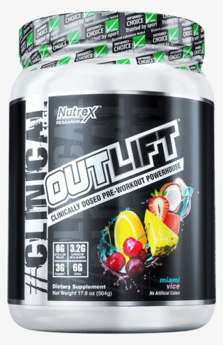 Clinically - Nutrex Outlift (20 Servings) Wild Cherry Citrus