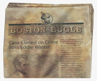 Boston Bugle - Commemorative Plaque