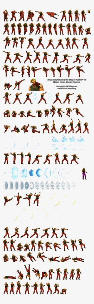 Click For Full Sized Image Rugal Bernstein - King Of Fighters 94 Sprites