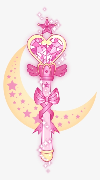 Sailor Moon Art, Sailor Uranus, Sailor Neptune, Sailor - Sailor Chibi Moon Wand