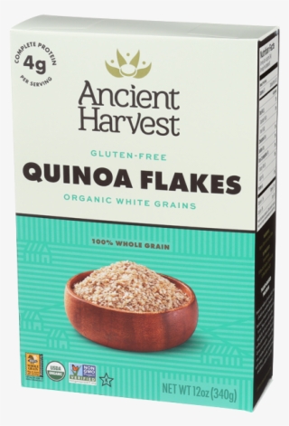 Ancient Harvest Quinoa Flakes For Hot Cereal Box-12 - Ancient Harvest Organic Gluten Free Quinoa Flakes --