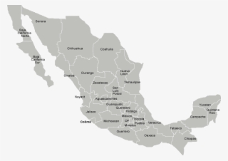 Mapa Mexico Png - Mexico Poverty By State