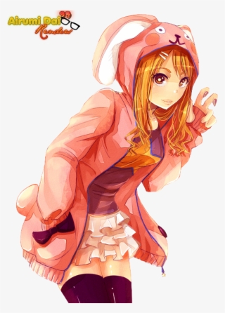 last  anime orange hair girl png transparent png  530x700