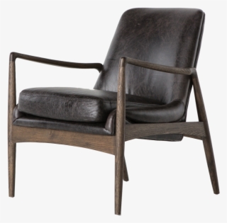 Jeremiah Chair - Mid Century Leather Chair