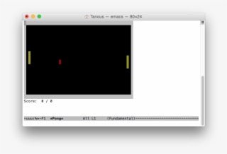 When You're Done With Tetris, Close The Terminal Window - Terminal Pong