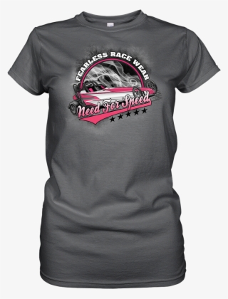 fearless race wear dragster t's- pink print - t-shirt
