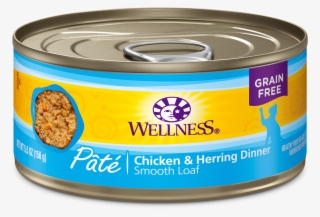 Chicken And Herring Pate - Wellness Cat Food Chicken & Herring