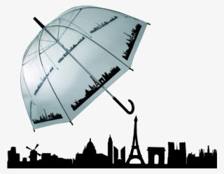 Umbrella Paris - Laser Cut Design Skyline