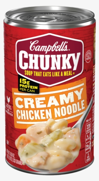 Creamy Chicken Noodle Soup - Campbell's Chunky Chicken Noodle Soup
