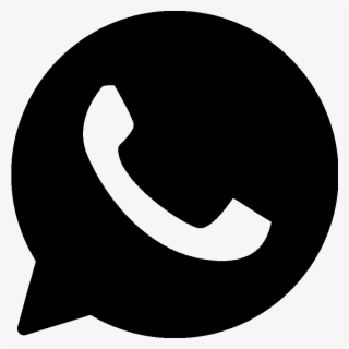 Logo Whatsapp Png Blanco - Whatsapp Logo Png Black