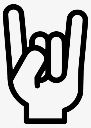 Png File - You Rock Hand Sign